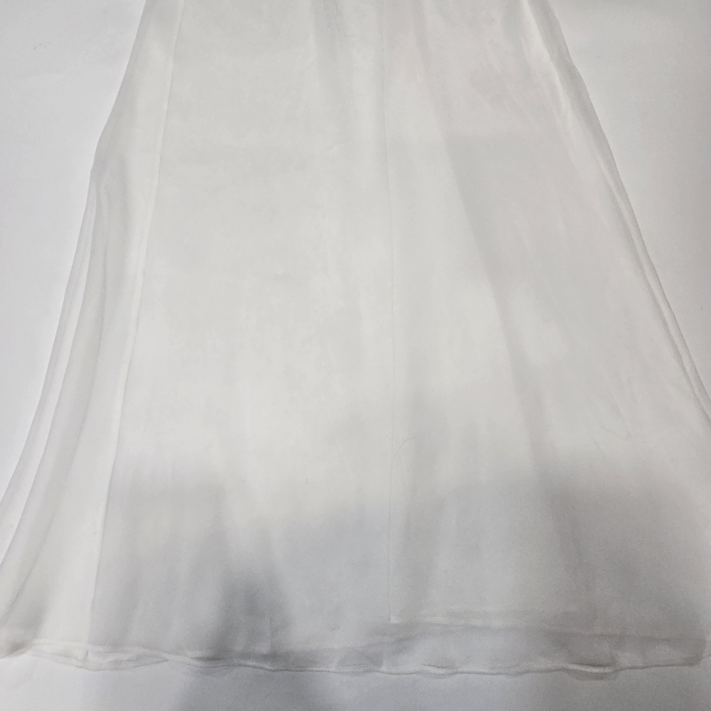 White Sheer Mesh Maxi Dress Cover-Up - Picture 3 of 11